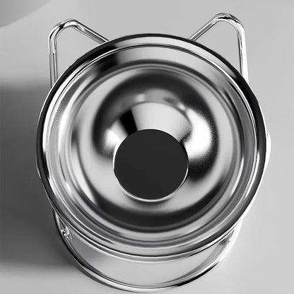 Elevated Stainless Steel Cat Bowl with Stand – Ergonomic, Spill-Proof Design