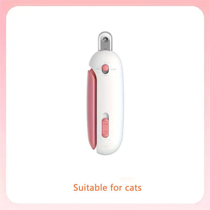 PawGlow Precision LED Pet Nail Trimmer – Safe & Ergonomic Grooming Clipper with Dual Light Modes