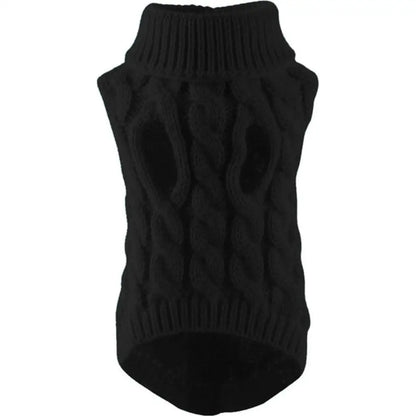 Cozy Chic Knitted Dog Sweater - Ideal for Small to Medium Breeds