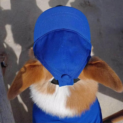 Korean Style Pet Baseball Cap – Adjustable Sun Protection for Dogs & Cats