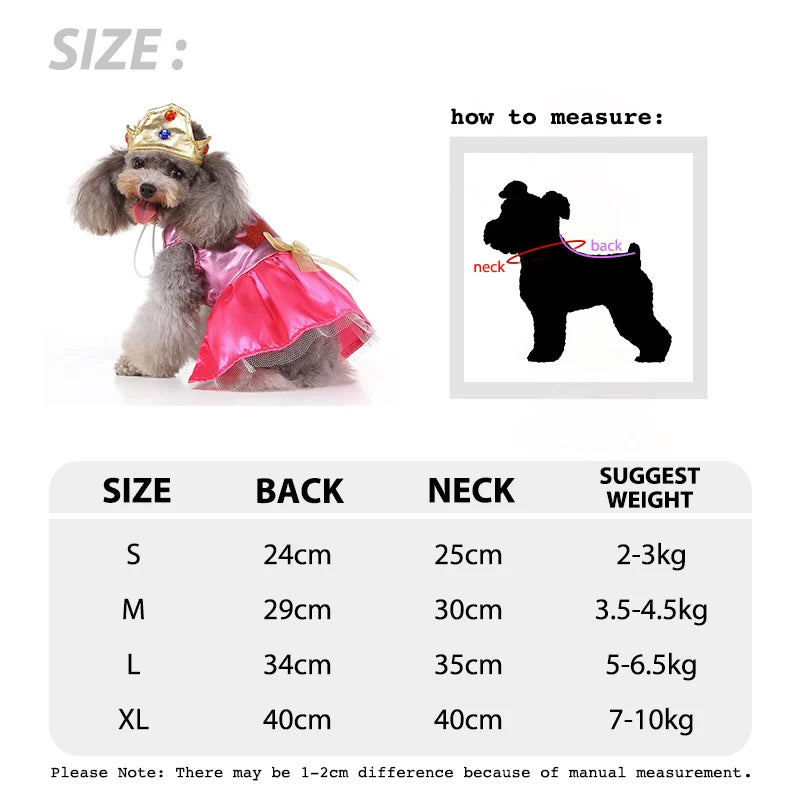 Festive Costume Set – Charming Holiday Cosplay Apparel for Dogs & Cats for Halloween, Christmas and more