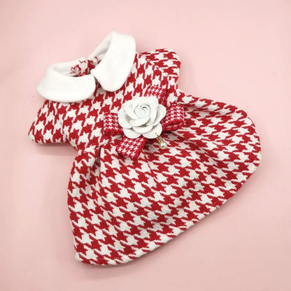 VelvetPaws Classic Tweed Dress Jacket – Timeless Warmth for Small Pets
