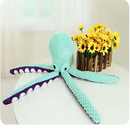 Plush Octopus Squeaky Toy – Perfect Boredom Buster for Dogs
