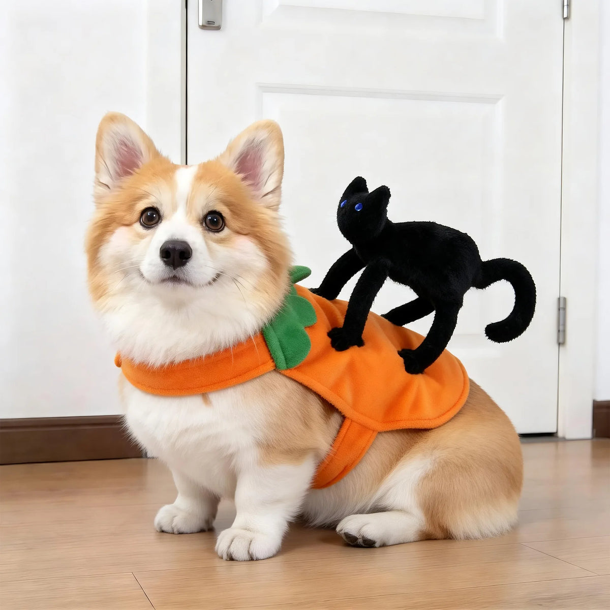 Spooktacular Pet Transformation Costume – Festive Fleece Halloween Apparel for Dogs & Cats