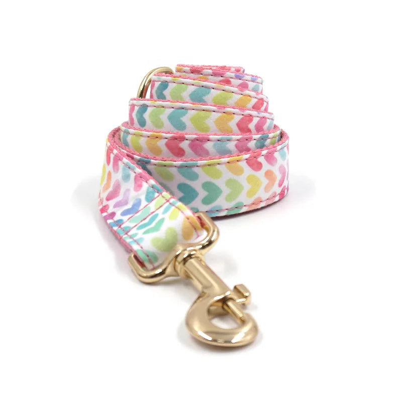 PlaidPaw Personalized Dog Collar & Leash Set – Custom Engraved ID Tag