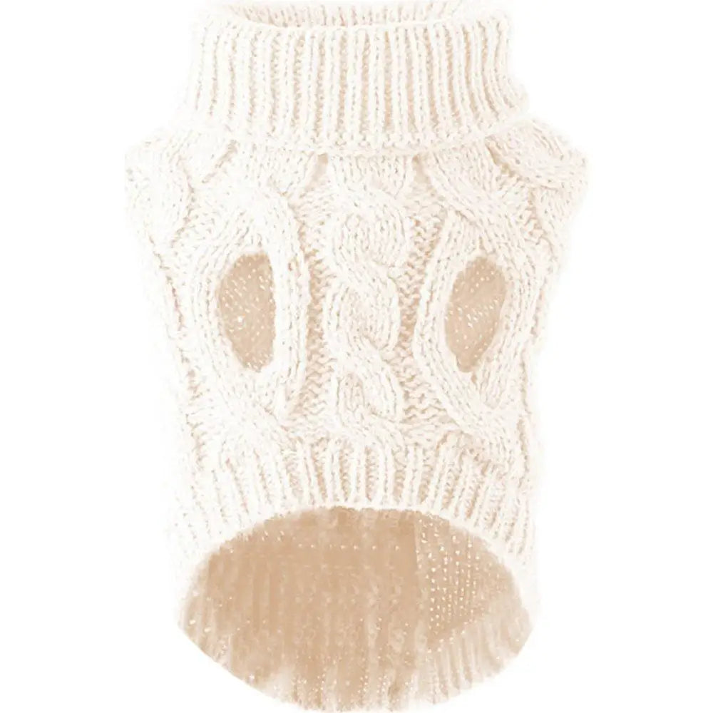 Cozy Chic Knitted Dog Sweater - Ideal for Small to Medium Breeds