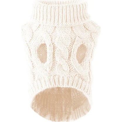 Cozy Chic Knitted Dog Sweater - Ideal for Small to Medium Breeds