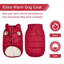 Load image into Gallery viewer, Winter Pet Coat Clothes for Dogs