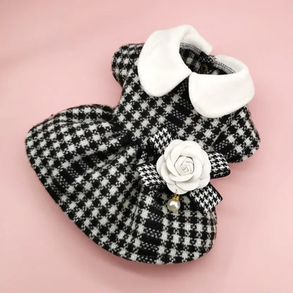 VelvetPaws Classic Tweed Dress Jacket – Timeless Warmth for Small Pets