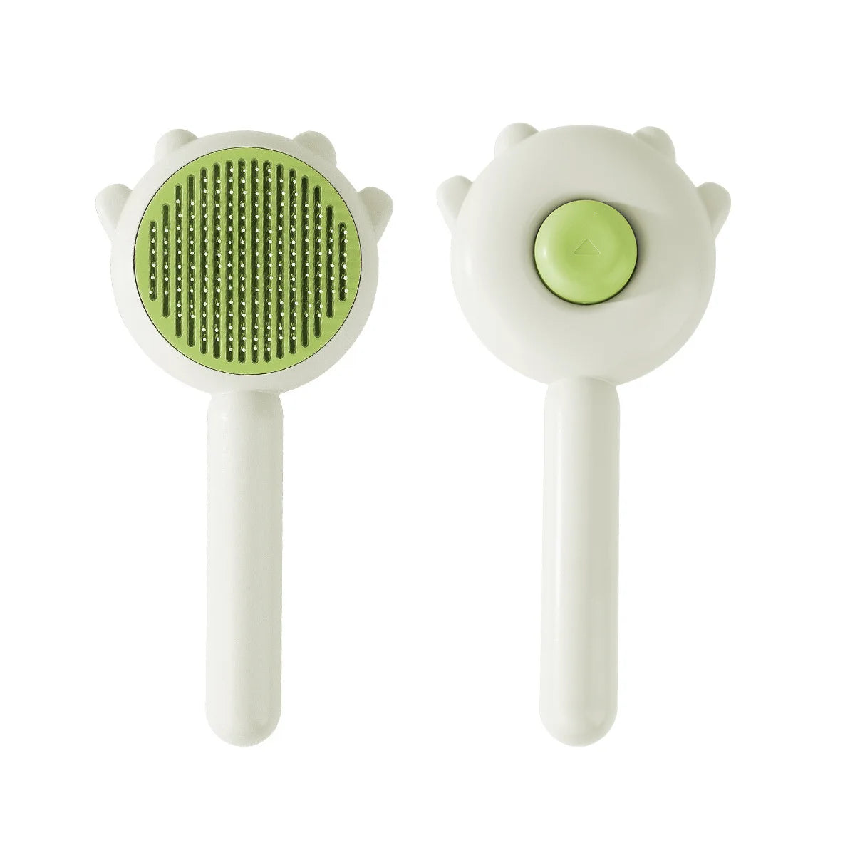 FurGlow Self-Cleaning Grooming Comb – Premium De-Shedding Slicker Brush for Cats and Dogs