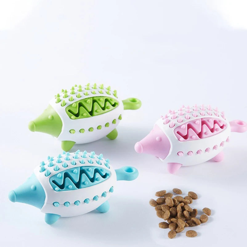 Hedge Chew Interactive Slow-Feeder Puzzle Toy – Bite-Resistant Hedgehog Dental Treating Ball