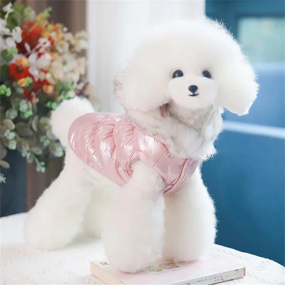 Ultimate Winter Dog Hoodie - Waterproof & Windproof Coat with Fur Trim