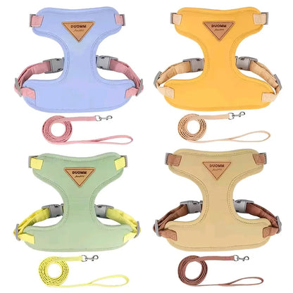 Breathable Puppy Harness & Leash Set for Small to Medium Dogs and Cats
