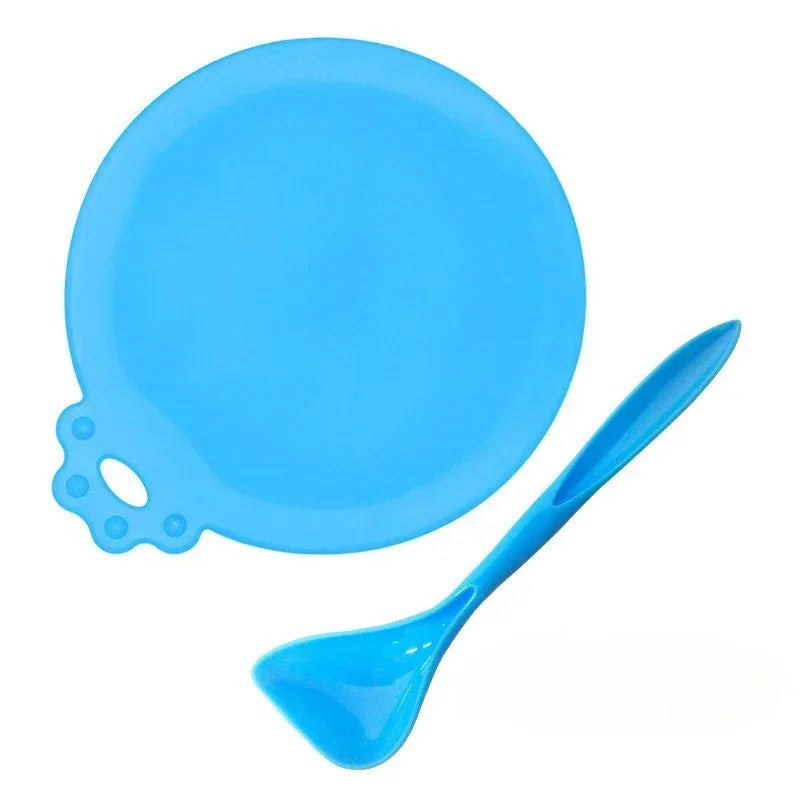 FreshSeal Silicone Pet Food Can Cover & Spoon Set - 2 Pack