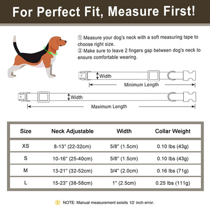 Customizable Leather Dog Collar - Free Personalize for All Breeds