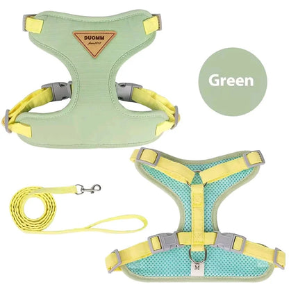 Breathable Puppy Harness & Leash Set for Small to Medium Dogs and Cats