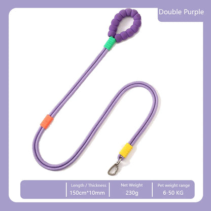 FoamComfort Versatile P-Chain Slip Lead – Lightweight Adjustable Nylon Traction Rope
