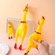 Load image into Gallery viewer, Funny Screaming Chicken Chew Toys Squeeze Sound