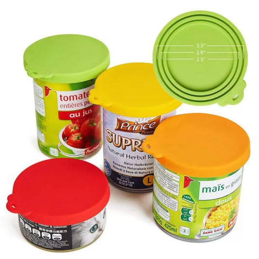 FreshSeal Silicone Pet Food Can Cover & Spoon Set - 2 Pack