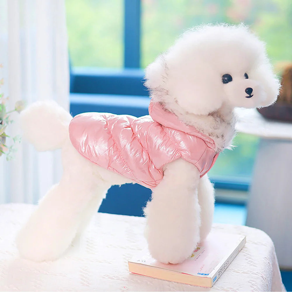 Ultimate Winter Dog Hoodie - Waterproof & Windproof Coat with Fur Trim