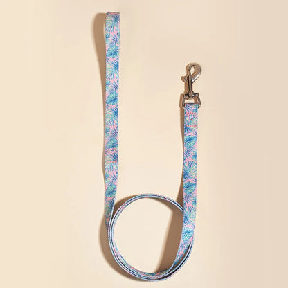 SilkPrint Comfort Leash – Vibrant Nylon Lead for Stylish Walk