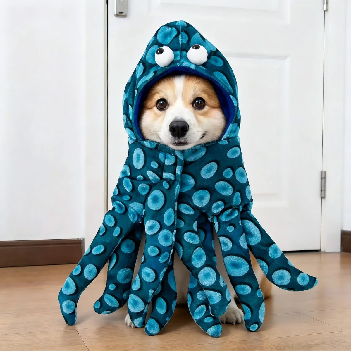 Spooktacular Pet Transformation Costume – Festive Fleece Halloween Apparel for Dogs & Cats