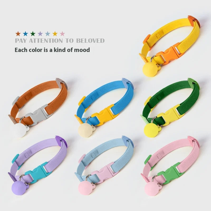 Adjustable Reflective Cat Collar with Safety Buckle