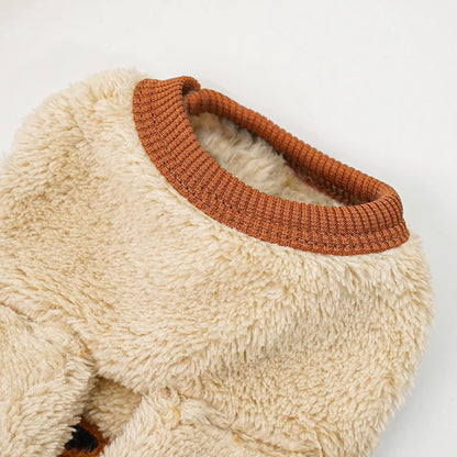 SpringSnuggle Soft Fleece Pet Clothes - Cute Comfort for Small Dogs