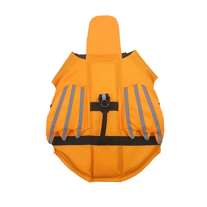 AquaSafe High Buoyancy Dog Life Jacket – Adjustable Safety Preserver Vest with Rescue Handle