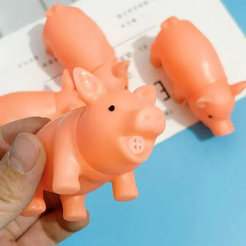 Screaming Rubber Pig Pet Teasing Squeak Squeaker Chew Toy Puppy Toy Large Dogs Pet Sound Voice Dog Toys