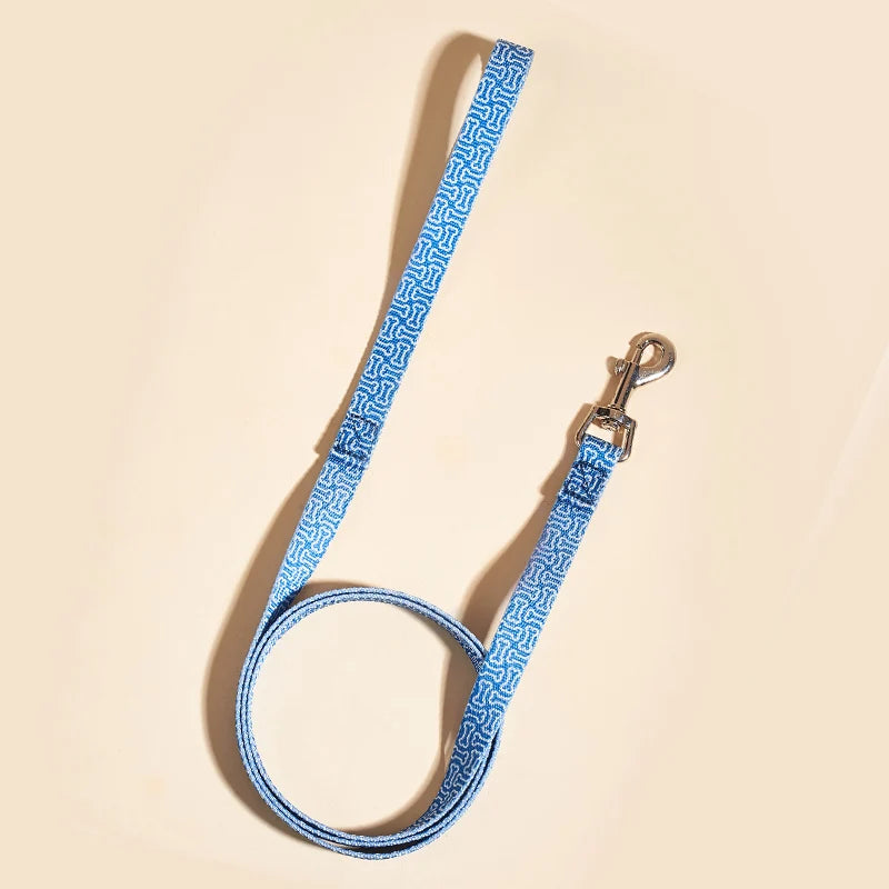 SilkPrint Comfort Leash – Vibrant Nylon Lead for Stylish Walk