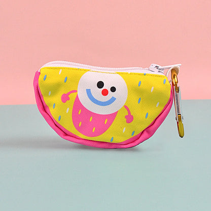 FruitPrint Abstract Designer Poop Bag Holder – Stylish & Universal Waste Bag Dispenser