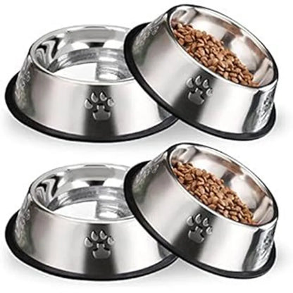ProFeeder Stainless Steel Skidproof Pet Bowl – Anti-Ant Hygienic Dining Feeder for Dogs and Cats