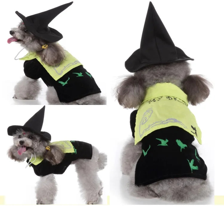 Festive Costume Set – Charming Holiday Cosplay Apparel for Dogs & Cats for Halloween, Christmas and more