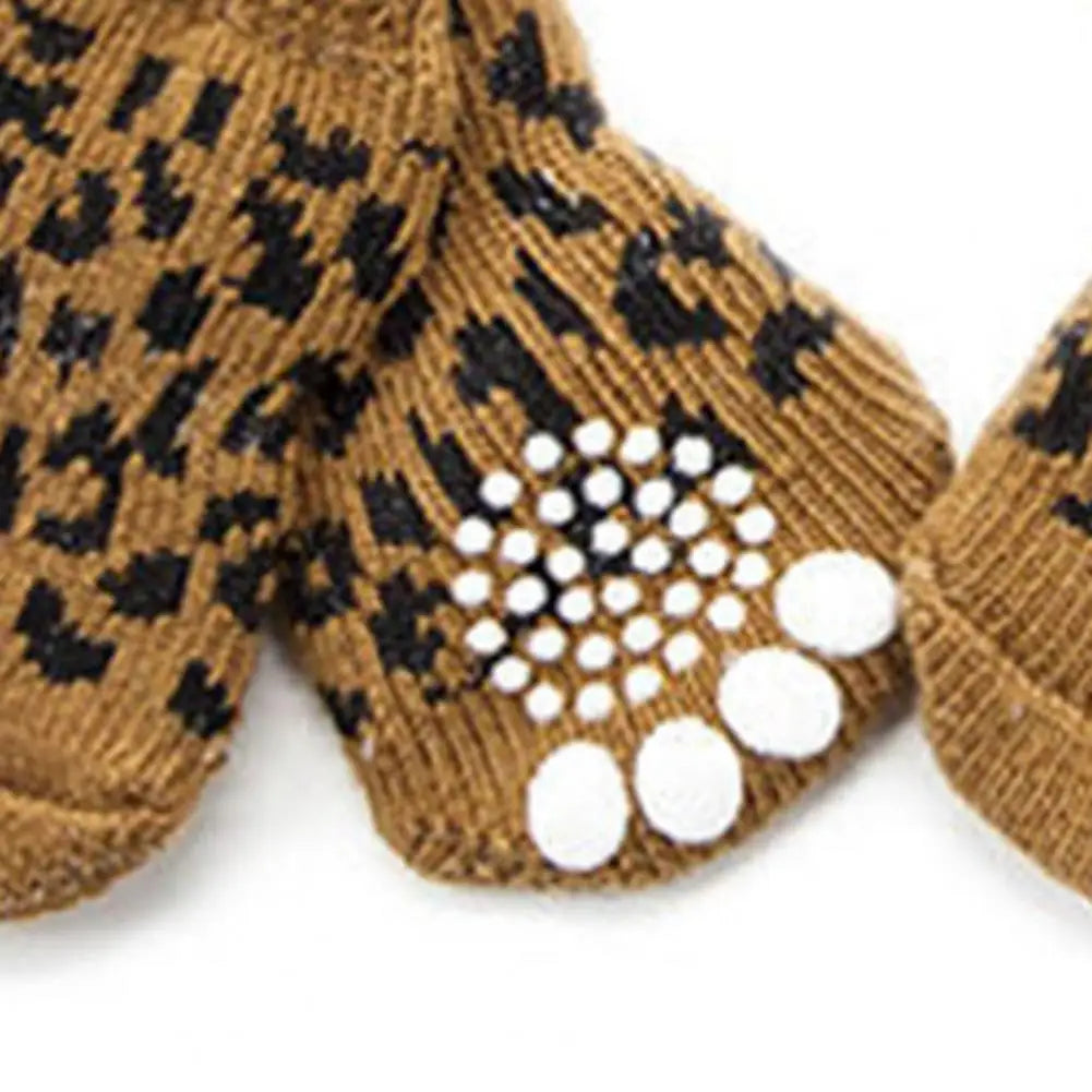 PawGuard Knitted Pet Socks - Cozy Anti-Slip Protection for Winter