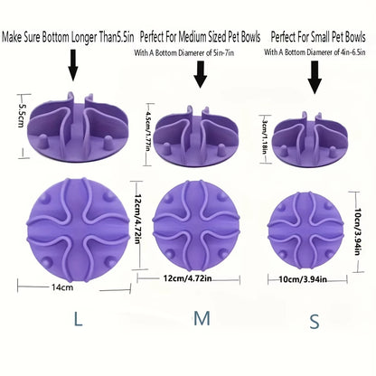 SmartSip Slow Feeder Silicone Puzzle Insert – Mind-Stimulating & Healthy Digestion Bowl Upgrade