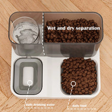 Load image into Gallery viewer, Automatic Cat Food Dispenser with Drinking Water