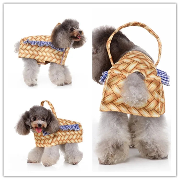 Festive Costume Set – Charming Holiday Cosplay Apparel for Dogs & Cats for Halloween, Christmas and more