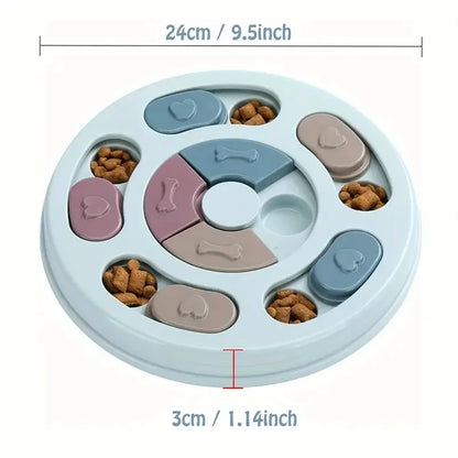 SmartPaws Puzzle Feeder & Brain Teaser – Interactive Slow-Feeding Toy for Dogs