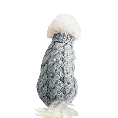 Cozy Chic Knitted Dog Sweater - Ideal for Small to Medium Breeds