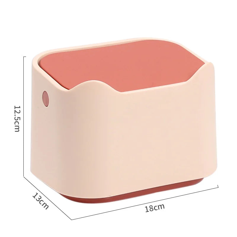EcoClean Double Layer Cat Litter Box Bin - Fully Enclosed Large Capacity
