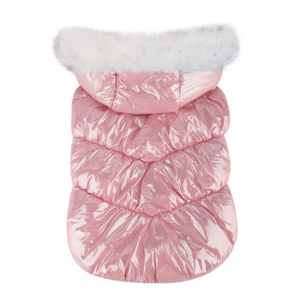 Ultimate Winter Dog Hoodie - Waterproof & Windproof Coat with Fur Trim