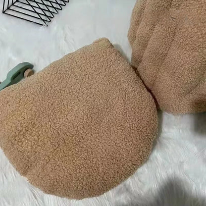 CozyHaven Semi-Enclosed Pet Nest – Winter Warmth for Cats & Small Dogs