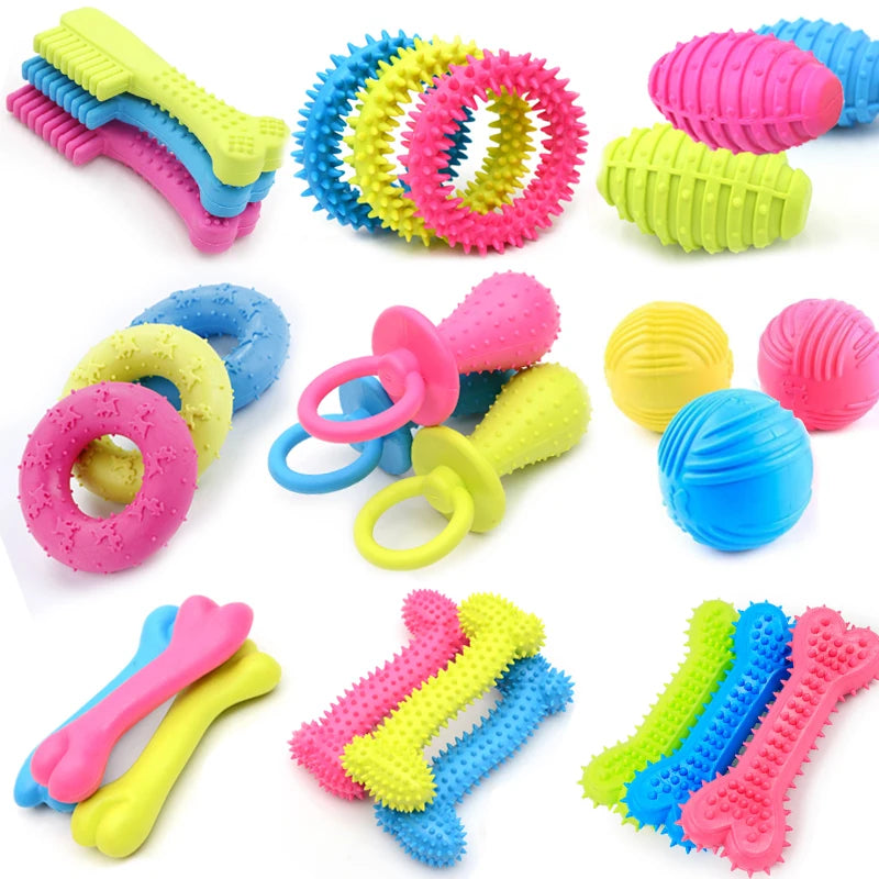 Pet Toy for Small Dogs Cats Teeth Cleaning Chew Training