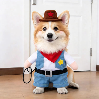 Spooktacular Pet Transformation Costume – Festive Fleece Halloween Apparel for Dogs & Cats