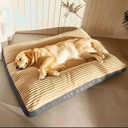 CozyCord Corduroy Dog Sofa – Plush, Detachable, and Easy-to-Clean Pet Bed