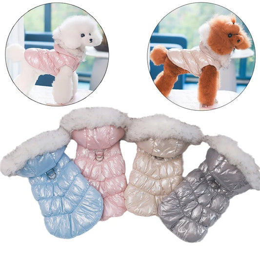 Ultimate Winter Dog Hoodie - Waterproof & Windproof Coat with Fur Trim