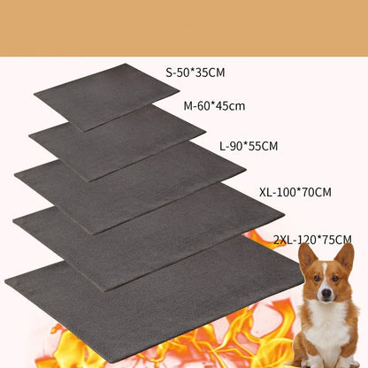 Spontaneous Heating Pet Sleeping Mat for Cozy Winters