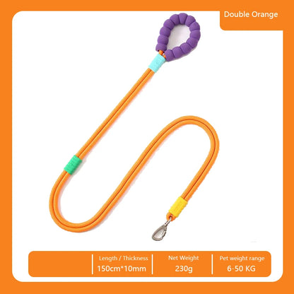 FoamComfort Versatile P-Chain Slip Lead – Lightweight Adjustable Nylon Traction Rope