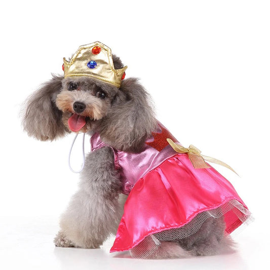 Festive Costume Set – Charming Holiday Cosplay Apparel for Dogs & Cats for Halloween, Christmas and more